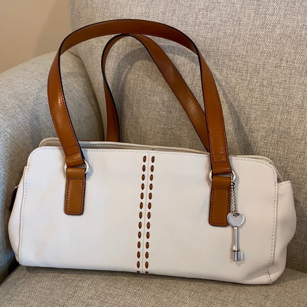 Fossils Off White and Brown Pocketbook